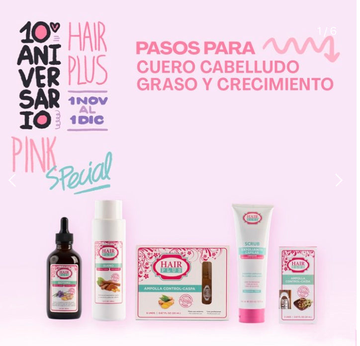 Cuero cabelludo graso y crecimiento