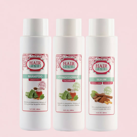 Shampoo 16oz - Conditioner 16oz - Suero 16oz