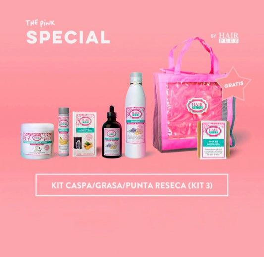 Kit para la caspa/ grasa/ puntas resecas